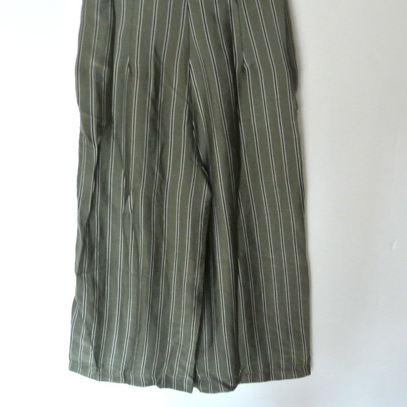 4SI3NNA Sonya Green Stripe Cutout Jumpsuit M - Picture 14 of 14